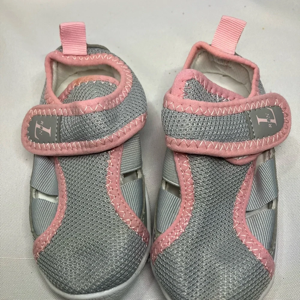 Kids Pink and Gray Water Shoes
